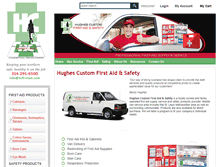 Tablet Screenshot of hcfirstaid.com